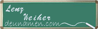 Lenz Weiher Visitenkarte